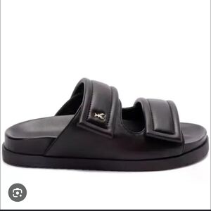 Patrizia Pepe Black Leather Sandals